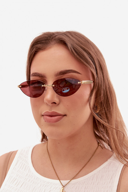 Des lunettes de soleil FémininFiltrem UV Rose foncé