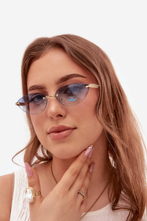 Sonnenbrille FemininFiltrem UV blaue Farbe