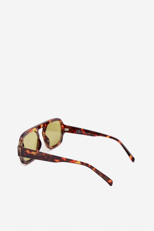 Dames ZonnebrilFiltrem UV bruin-groene kleur