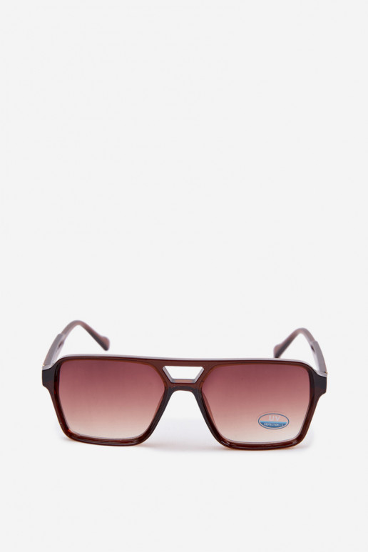 Des lunettes de soleil Féminin Ze couleur doréem Detalem marron