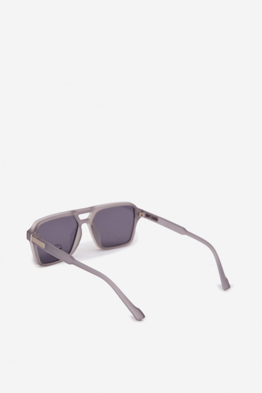 Des lunettes de soleil Féminin Ze couleur argentm Detalem couleur grise