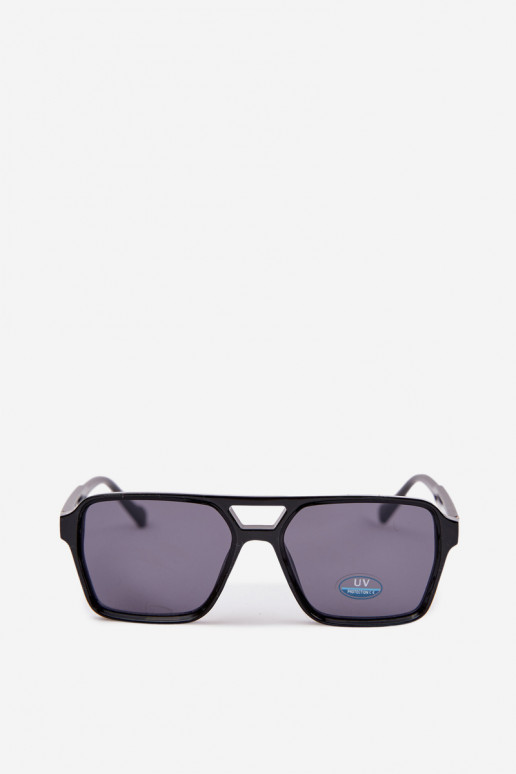 Des lunettes de soleil Féminin Ze couleur doréem Detalem couleur noire