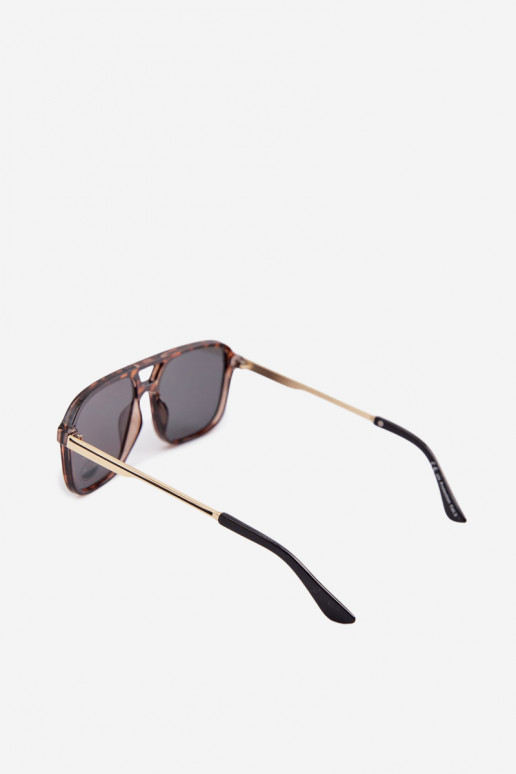 Sonnenbrille FemininFiltrem UV braun-schZuarze Farbe