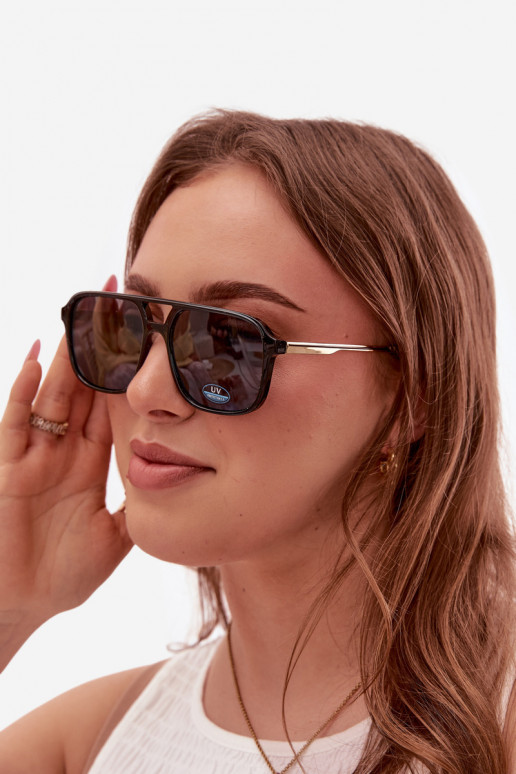 Sonnenbrille FemininFiltrem UV schZuarze Farbe