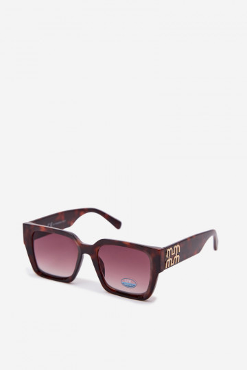Sonnenbrille Feminin dunkelbraun