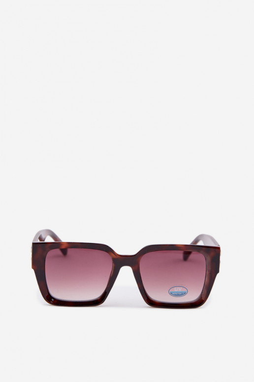 Des lunettes de soleil Féminin marron foncé