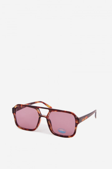 Sonnenbrille Feminin braun-pinke Farbe