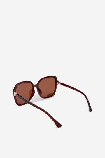 Sonnenbrille Feminin mit leuchtenden Augen braune Farbe 2