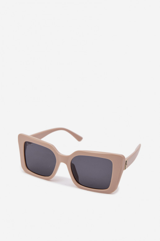 Des lunettes de soleil Féminin beige