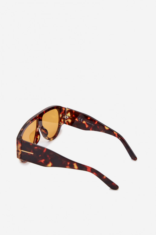 Feminin Sonnenbrille braune Farbe