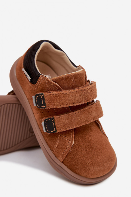 Haut Schuhe Barefoot Kindisch Bartek 8600363 braune Farbe