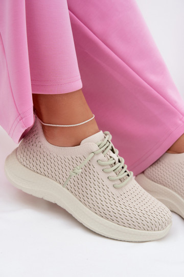  baskets Féminin beige Carmivelle