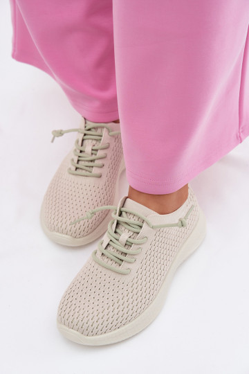 Baskets sportives pour femmes Carmivelle couleur sable 2