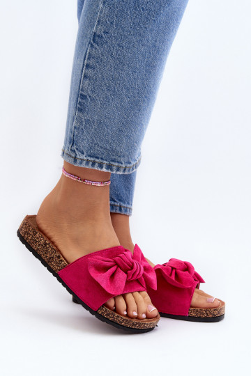 Dames Slippersmet linten roze Ezephira 2