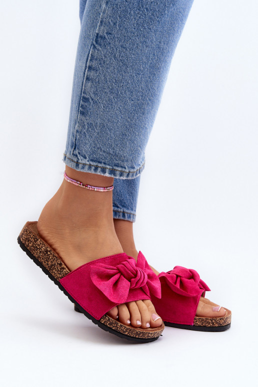 Féminin Chaussonsavec des rubans couleur rose Ezephira