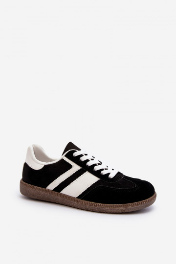 Damentief Sneakers Stilvollllschuhe Turnschuhe schZuarze Farbe Eudiopis