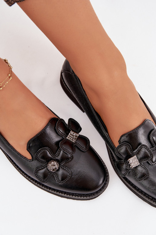 schoenen Dames met brede hakken Met sierlijki met bloemmotievenami zInart Tavillette