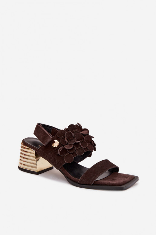 Elegante High Heels aus INildleder D&A CR61-3145 CzekoladoZue