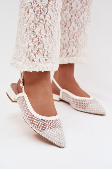 Gaas Ballerinas met open hiel Initte kleur Pyvona 2