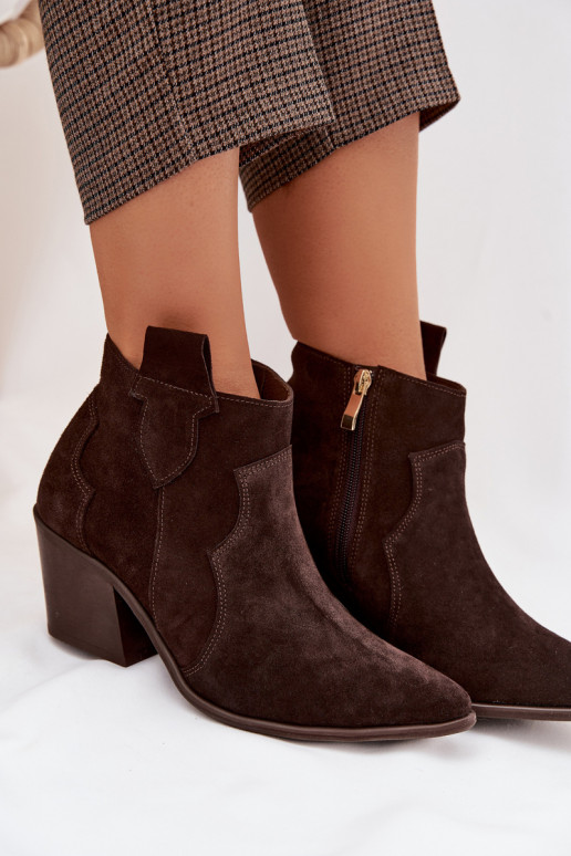 Stiefel im CoZuboy-StilErmöglichtturalnego aus INildlederu Zazoo 3153 CzekoladoZue