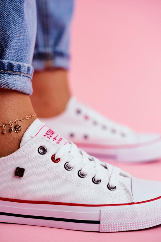 Chaussures de loisirs blanches Big Star T274022