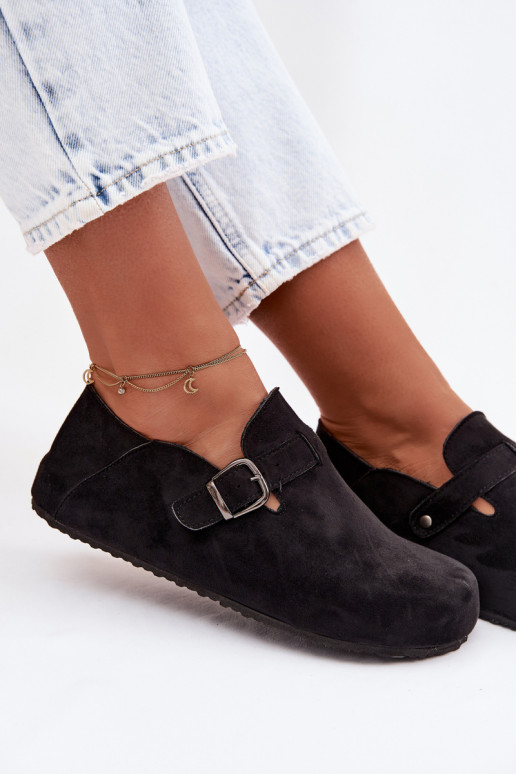 schoenen Dames van eco-suèdeoIne met gespen zInart Ismora