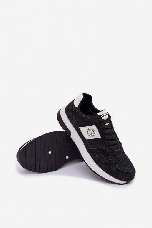 Turnschuhe Sneakers Stilvollllschuhe für Männer Big Star TT174352 schZuarze Farbe