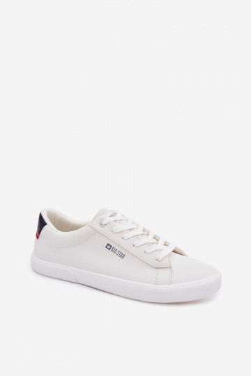 Chaussures décontractées homme en simili cuir Big Star TT174001 couleur blanche