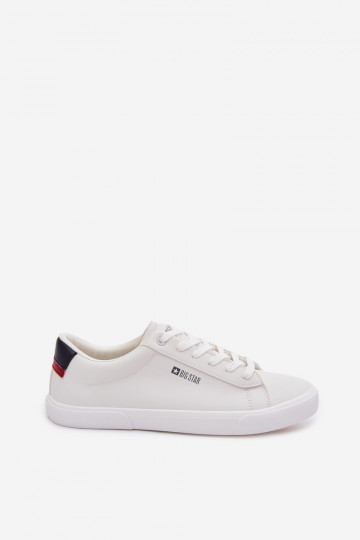 Heren casual schoenen van kunstleer Big Star TT174001 in witte kleur 2
