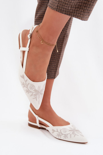 Sandales pour femmesHaftem Activé isocèle couleur blanche Grelia