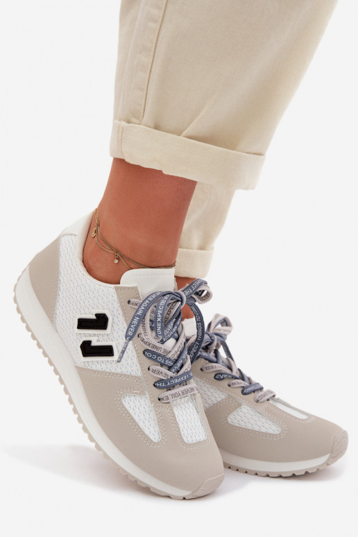 Sneakers model schoenen Dames Met sierlijk Vetersluitingm grijs Henira