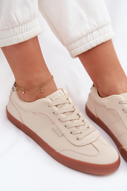 Sneakers model schoenen Dames materiaal Big Star TT274358 beige