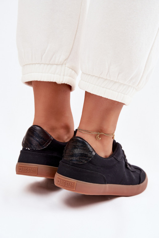 Chaussures modèle baskets Féminin  Big Star TT274356 couleur noire