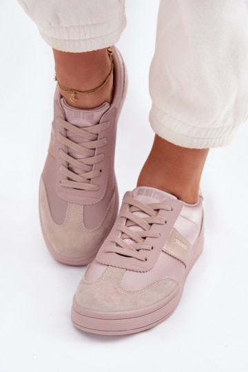 Chaussures de sport femme Big Star TT274157 style décontracté couleur rose