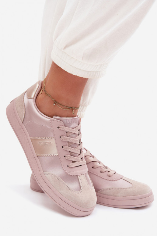 Chaussures modèle baskets Féminin Big Star TT274157 couleur rose