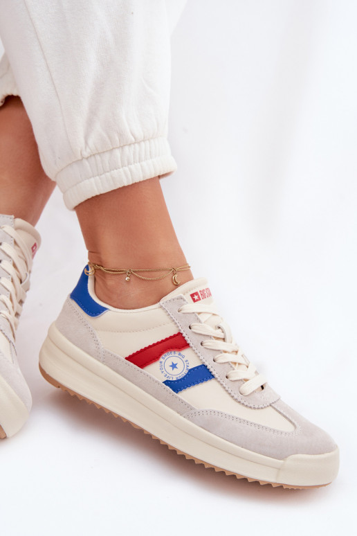 Chaussures modèle baskets Féminin Big Star TT274161 beige