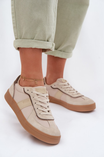 Damen Sneakers im sportlichen Stil Big Star TT274174 in Sandfarbe 2