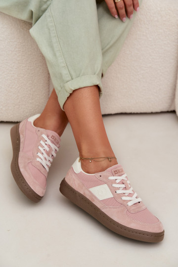 Chaussures de sport femme Big Star TT274175 style décontracté couleur rose