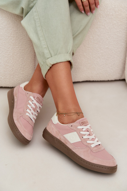 Sneakers Stilvollllschuhe Feminin Big Star TT274175 pinke Farbe