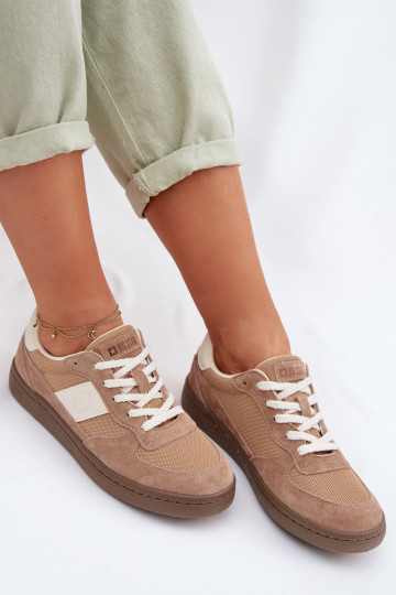 Chaussures de sport femme Big Star TT274177 style décontracté couleur ivoire
