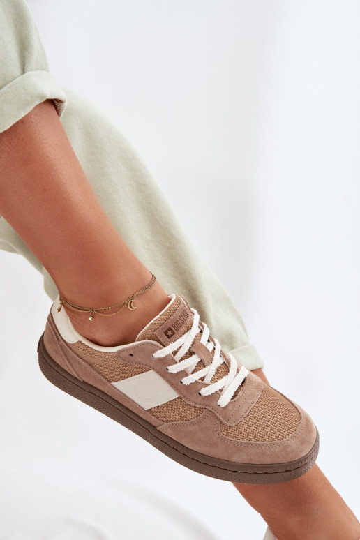 Chaussures modèle baskets Féminin Big Star TT274177 couleur ivoire