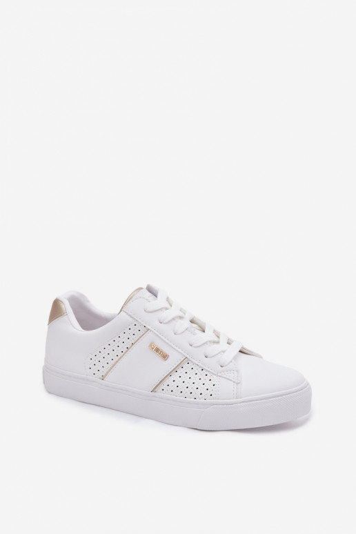Sneakers model schoenen Dames met elementen van opengeInerkt Big Star TT274291 Initte kleur