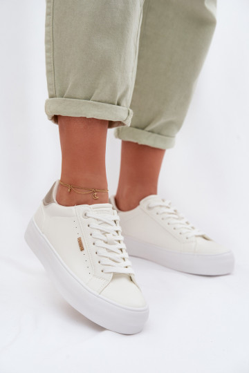 Sneakers model schoenen met platform Big Star TT274805 Initte kleur 2