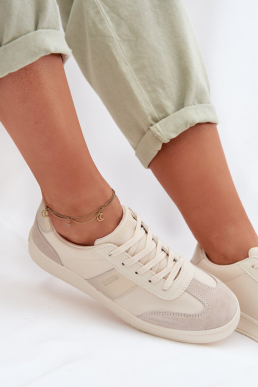 Chaussures modèle baskets Féminin Big Star TT274155 beige