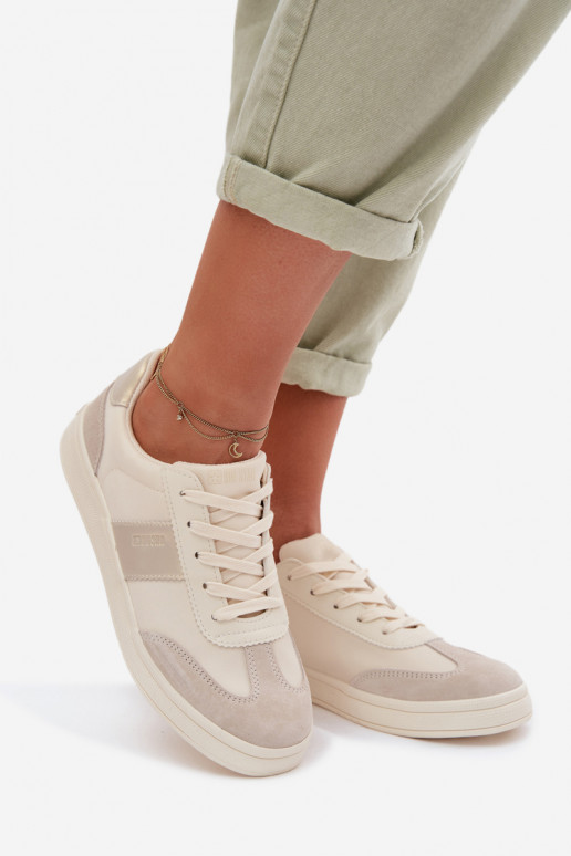 Chaussures modèle baskets Féminin Big Star TT274155 beige