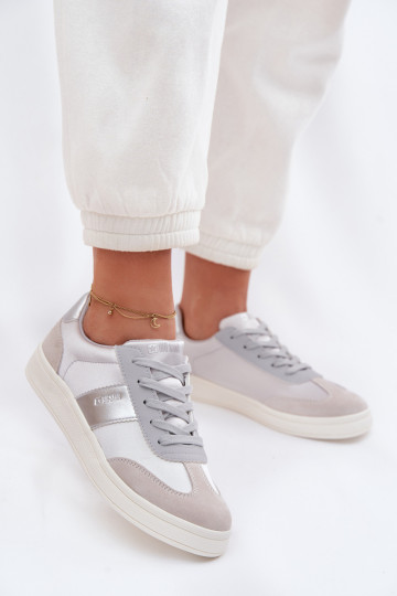 Sneakers Stilvollllschuhe Feminin Big Star TT274156 graue Farbe 2