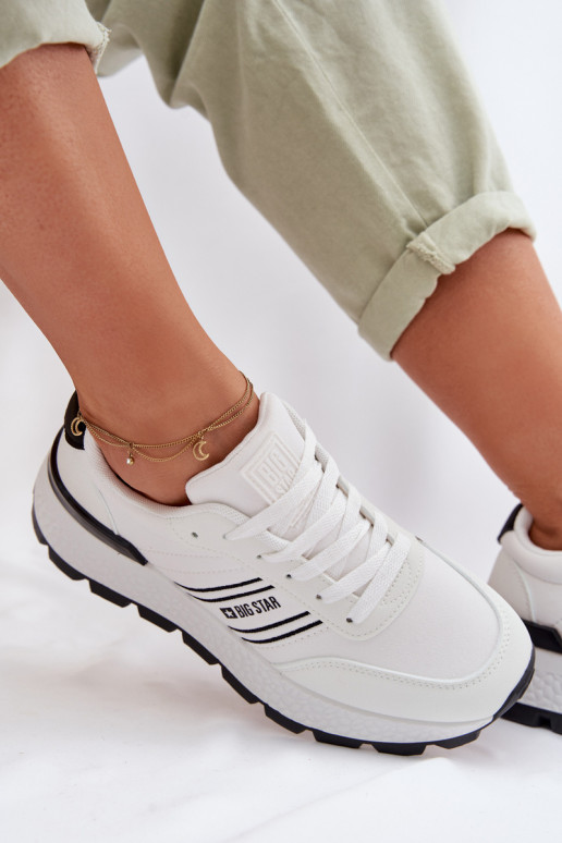 Sneakers model schoenen Dames met platform Big Star TT274882 Hi-Poly System Initte kleur