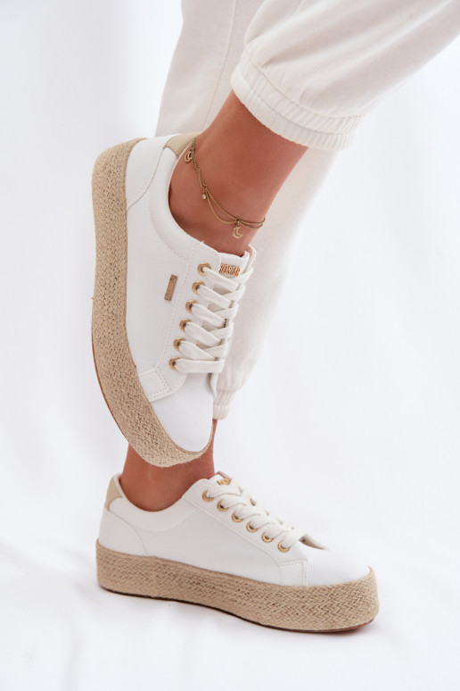 vrijetijdsschoenen Espadrilles met platform Big Star TT274349 Initte kleur