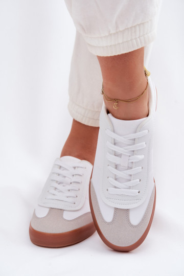 Baskets de sport pour femmes Big Star TT274421 couleur blanche