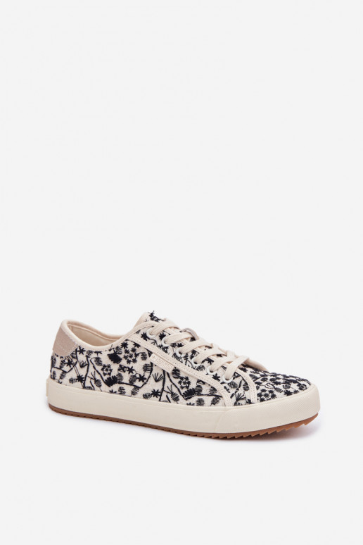 vrijetijdsschoenen Sneakers Dames Big Star TT274842 ivoor